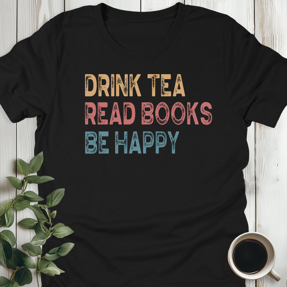 Drink Tea Read Books T-Shirt