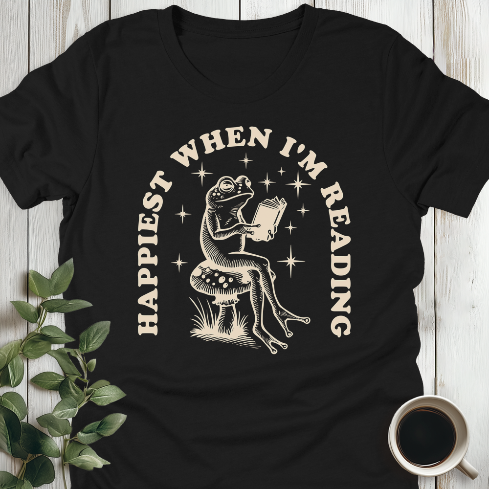 Happiest When I'm Reading T-Shirt