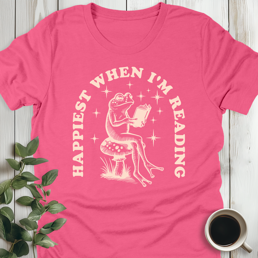 Happiest When I'm Reading T-Shirt
