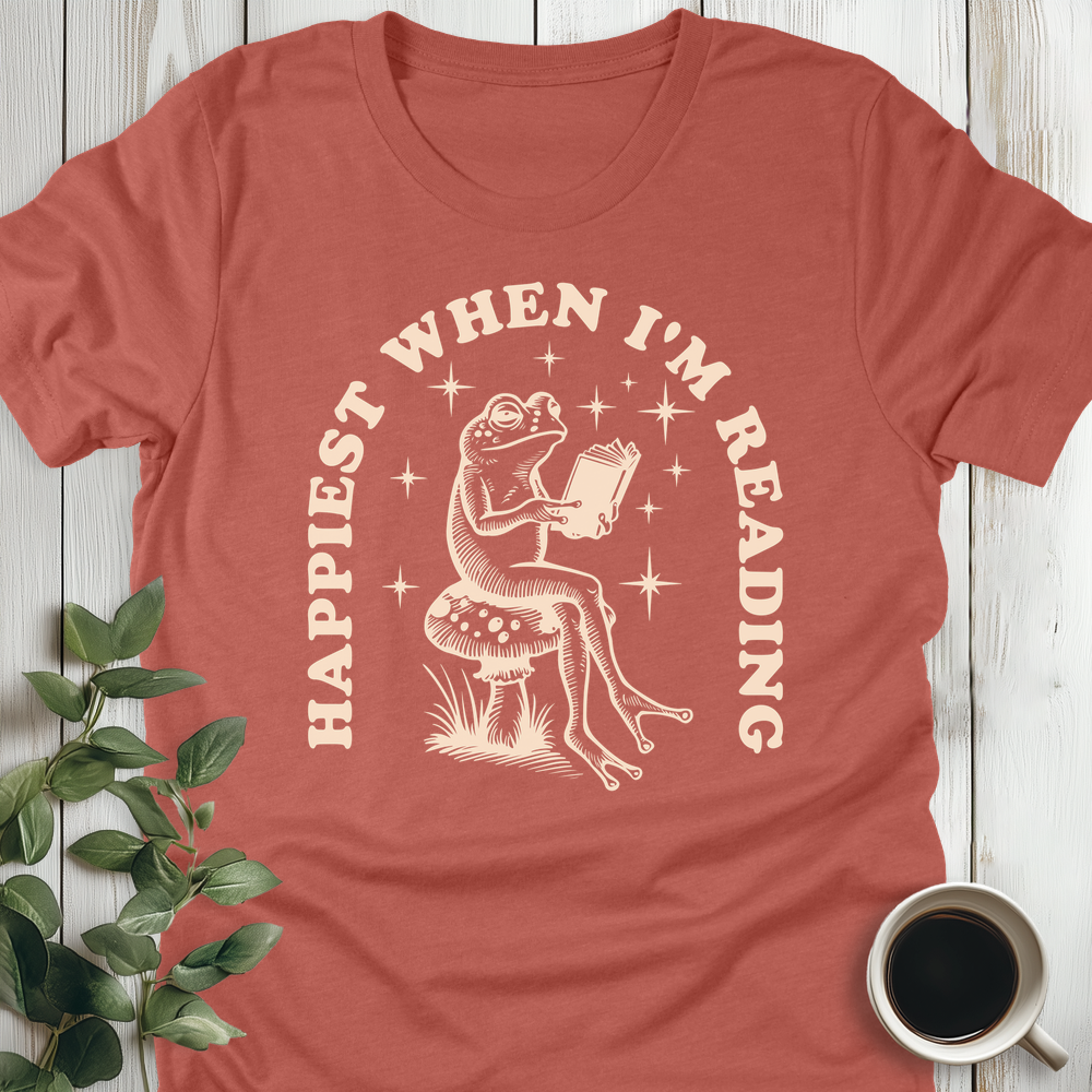 Happiest When I'm Reading T-Shirt