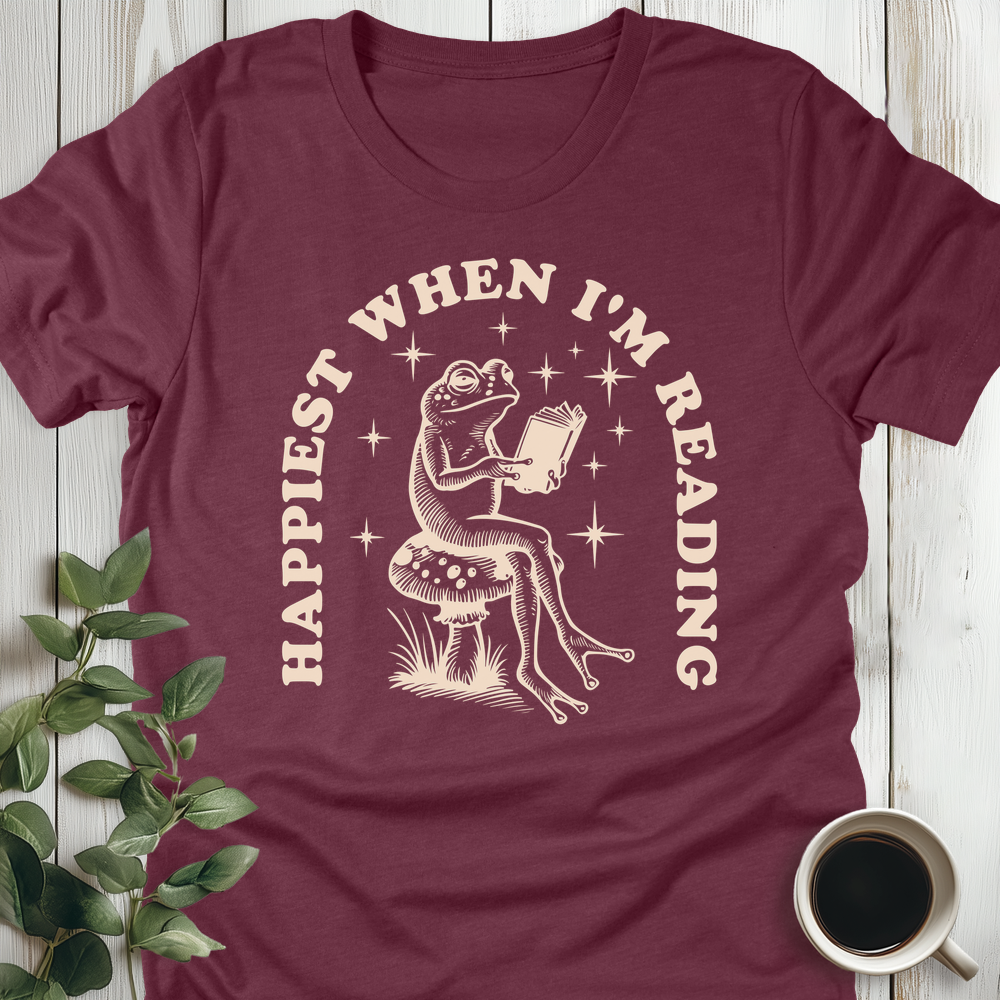 Happiest When I'm Reading T-Shirt