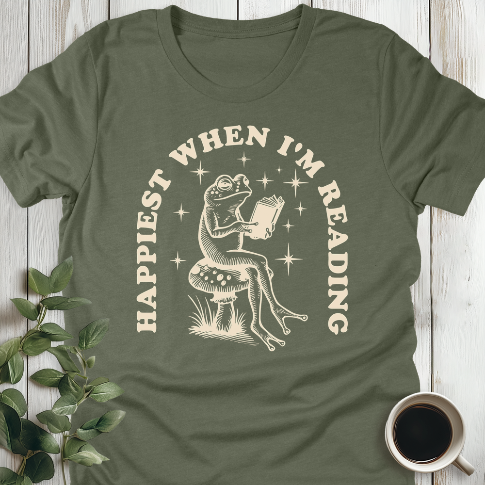 Happiest When I'm Reading T-Shirt
