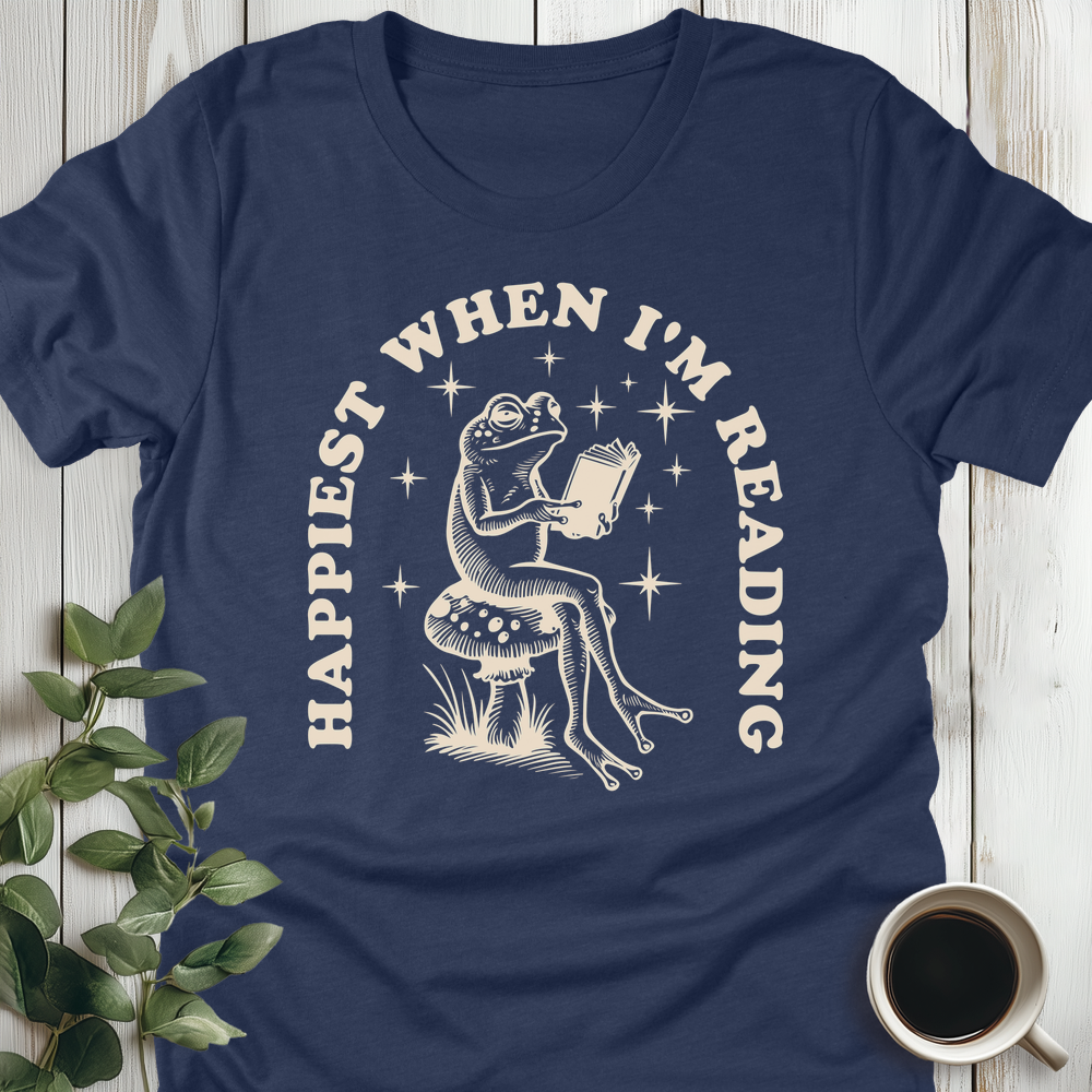 Happiest When I'm Reading T-Shirt