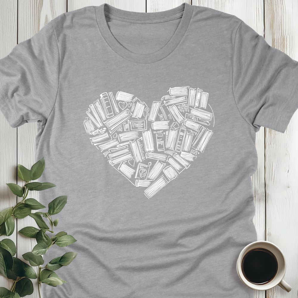 Book Hearts T-Shirt
