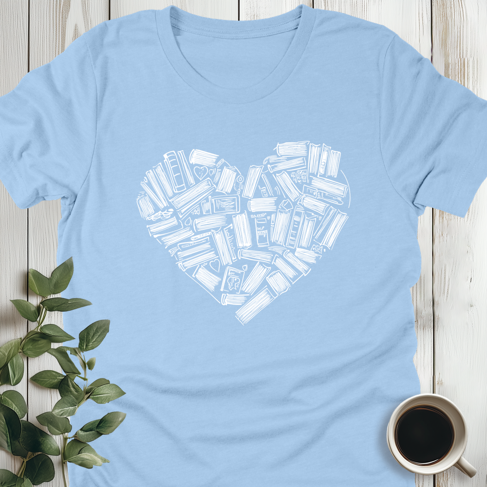 Book Hearts T-Shirt