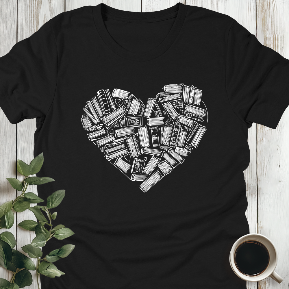 Book Hearts T-Shirt