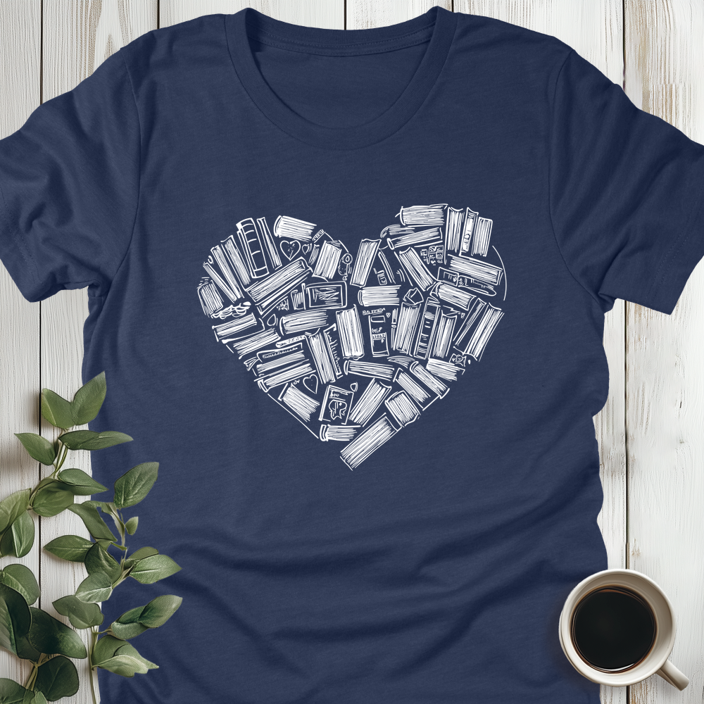 Book Hearts T-Shirt