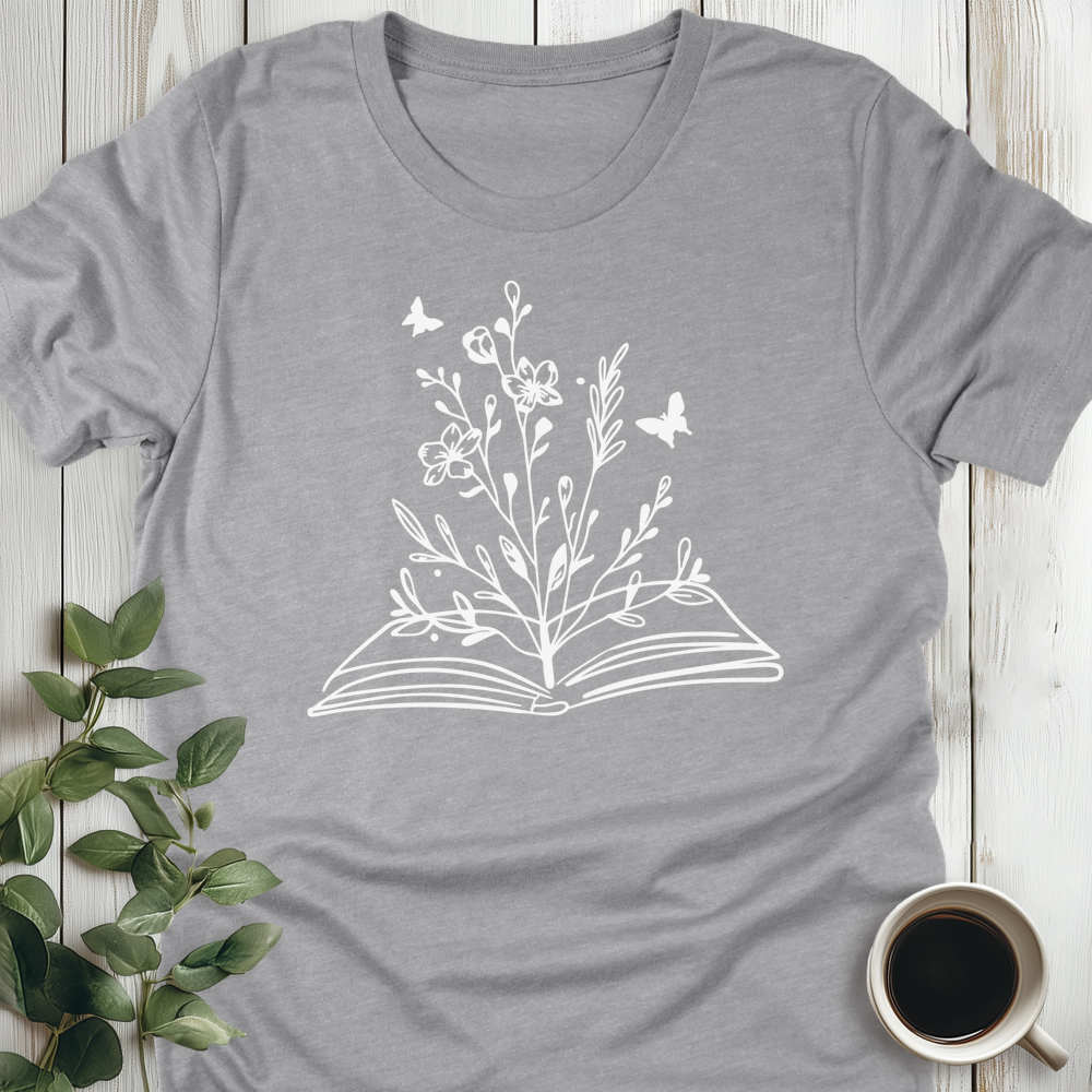 Flower Book T-Shirt