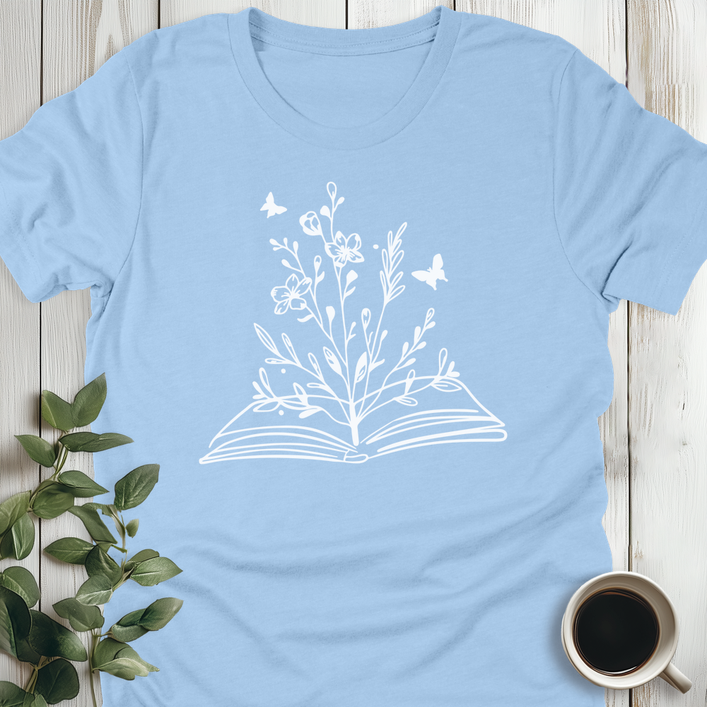 Flower Book T-Shirt
