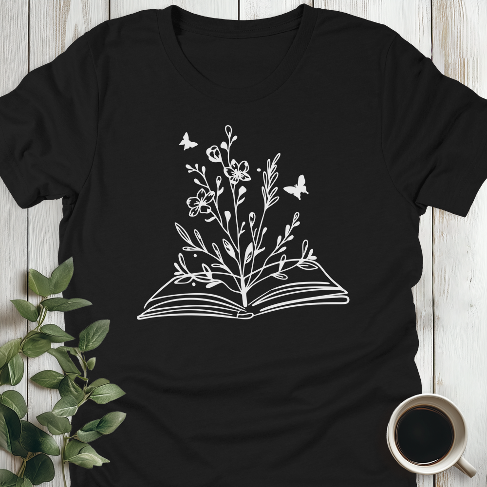 Flower Book T-Shirt