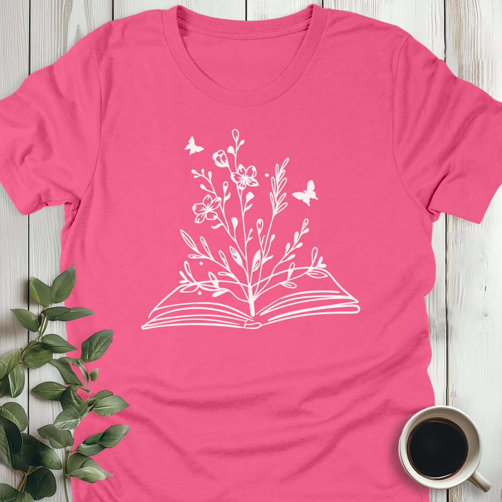 Flower Book T-Shirt