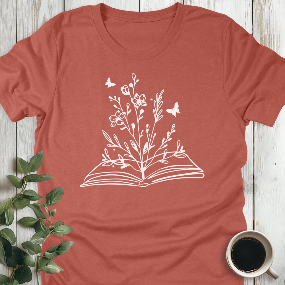 Flower Book T-Shirt