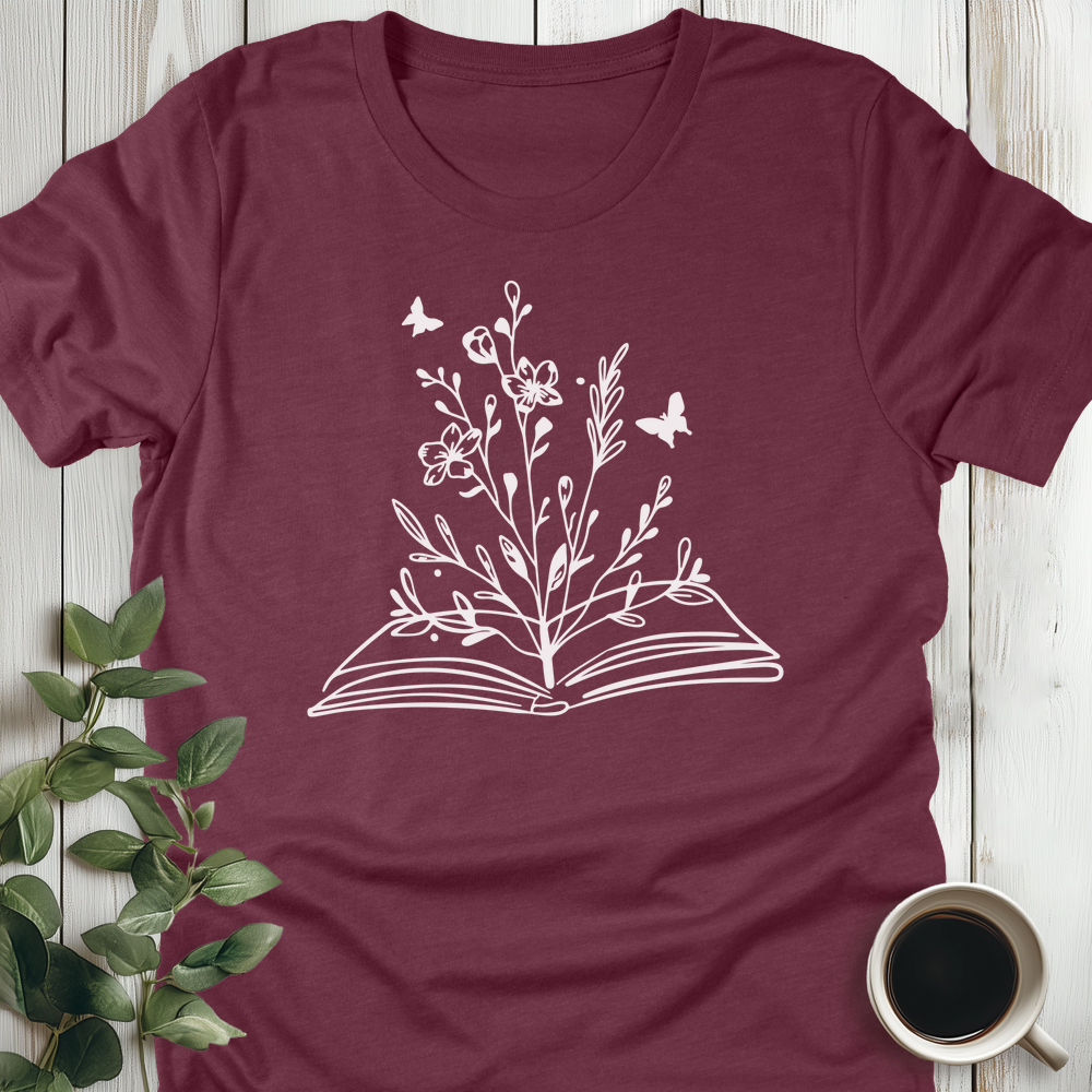 Flower Book T-Shirt