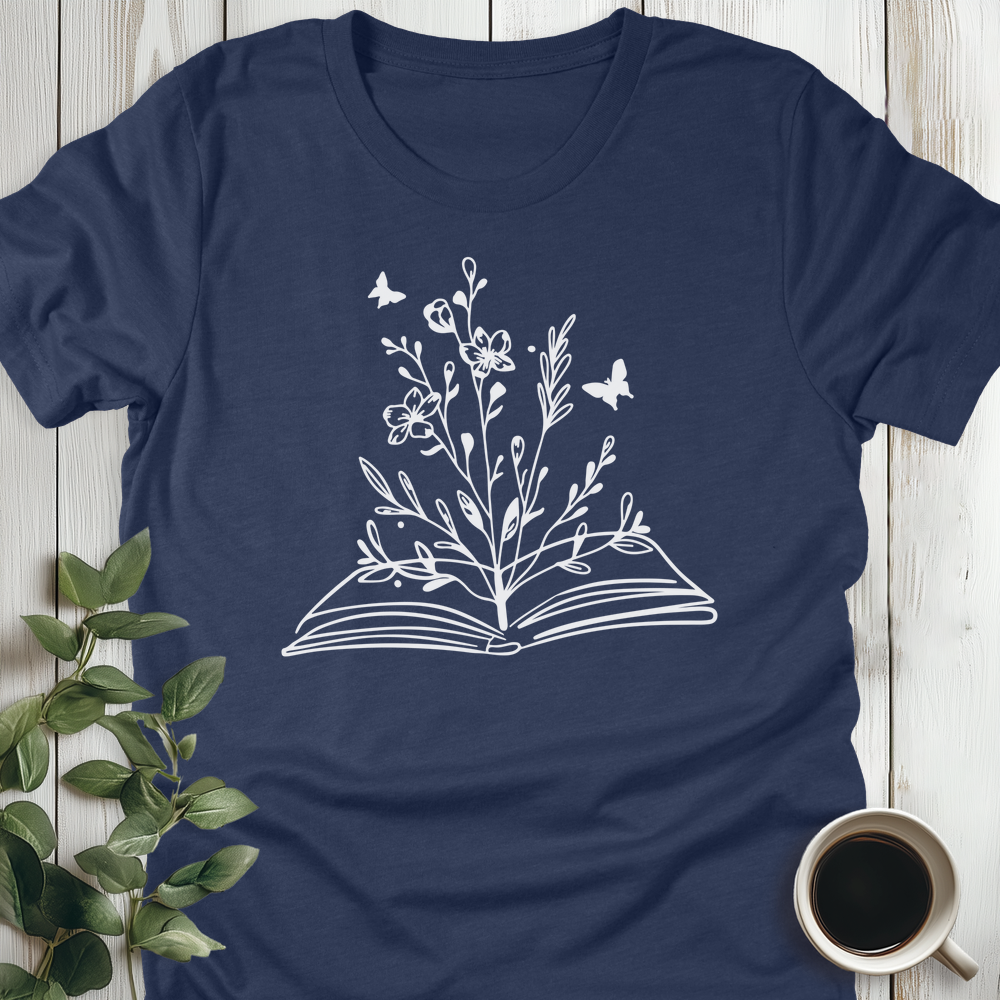 Flower Book T-Shirt