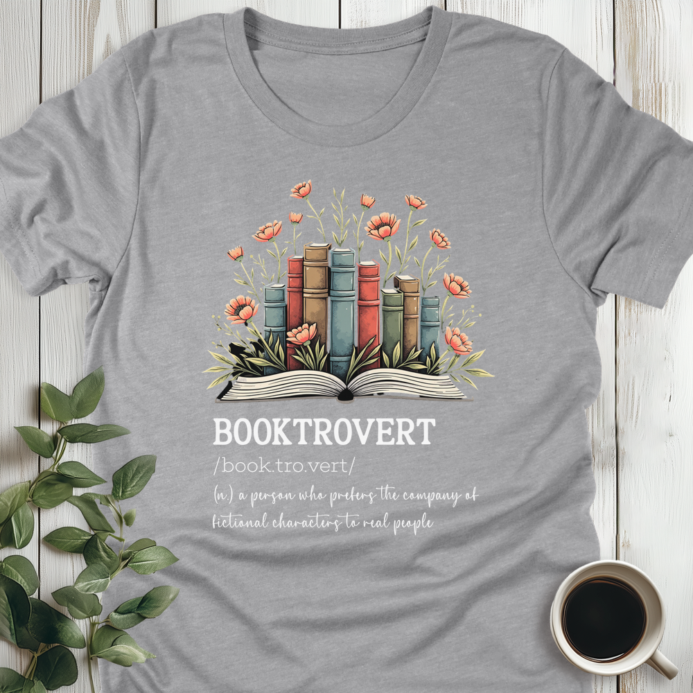 Booktrovert Definition T-Shirt