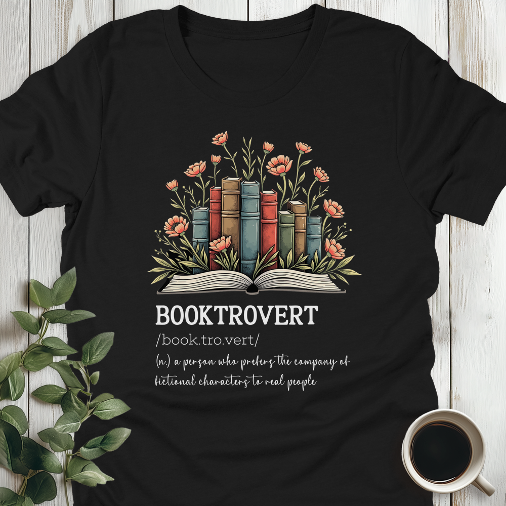 Booktrovert Definition T-Shirt
