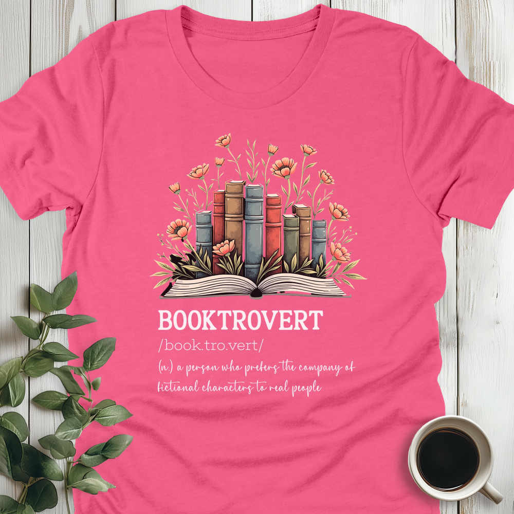 Booktrovert Definition T-Shirt