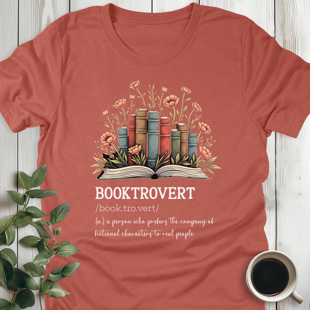 Booktrovert Definition T-Shirt