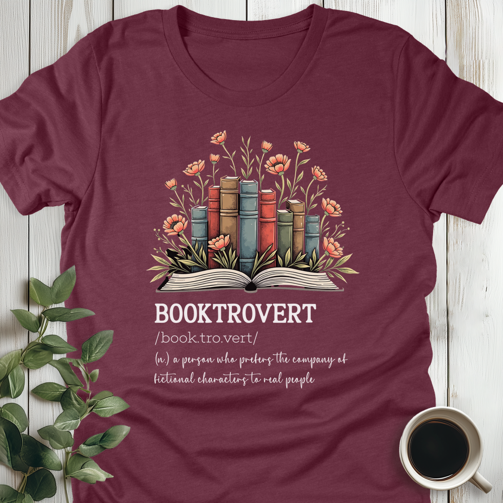 Booktrovert Definition T-Shirt
