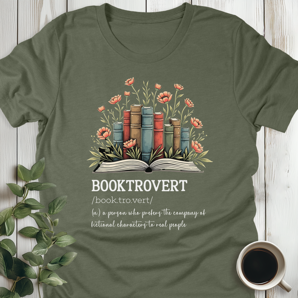 Booktrovert Definition T-Shirt