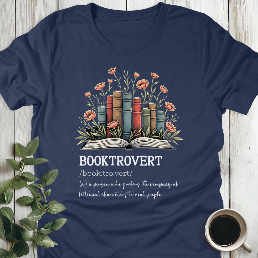 Booktrovert Definition T-Shirt