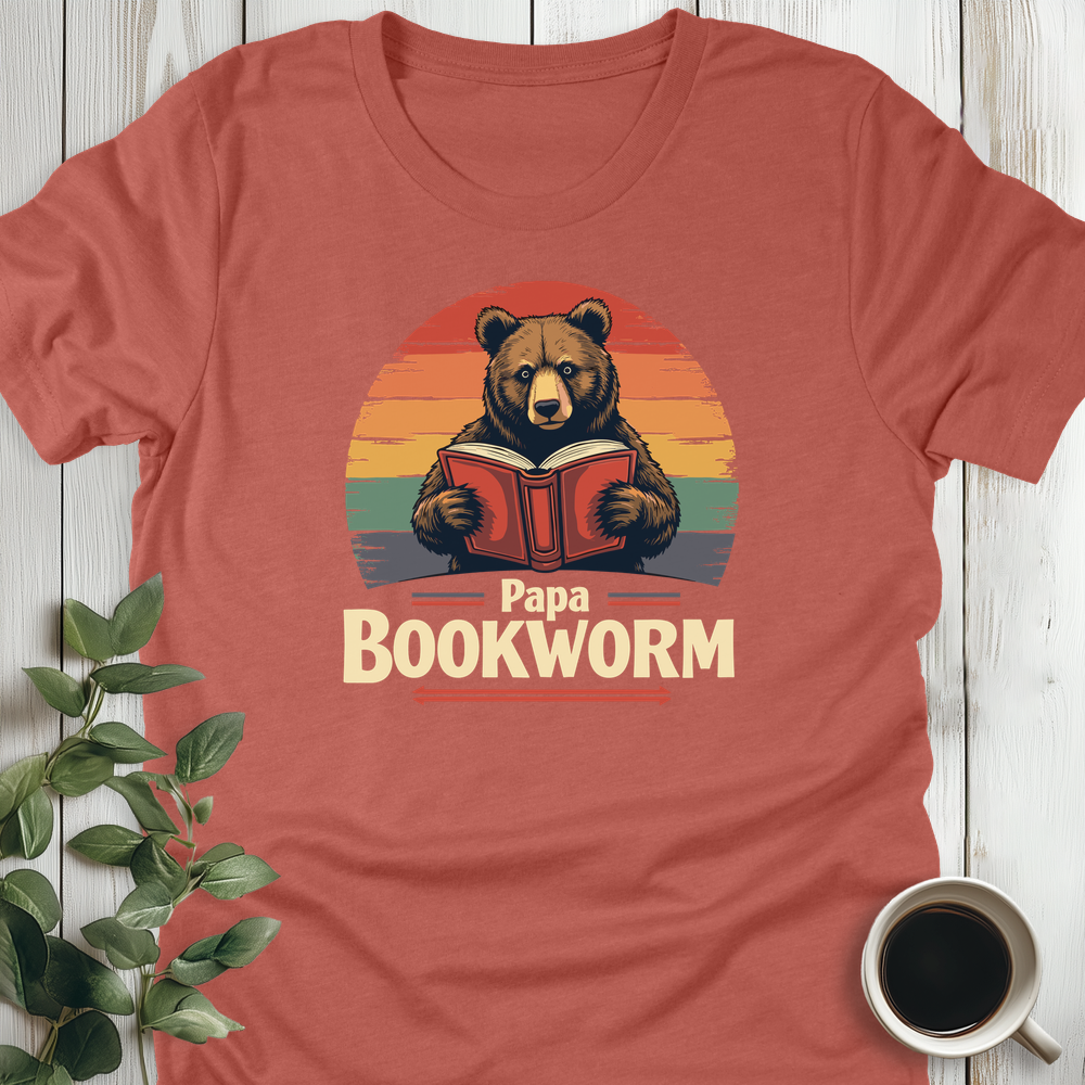 Papa Bookworm T-Shirt