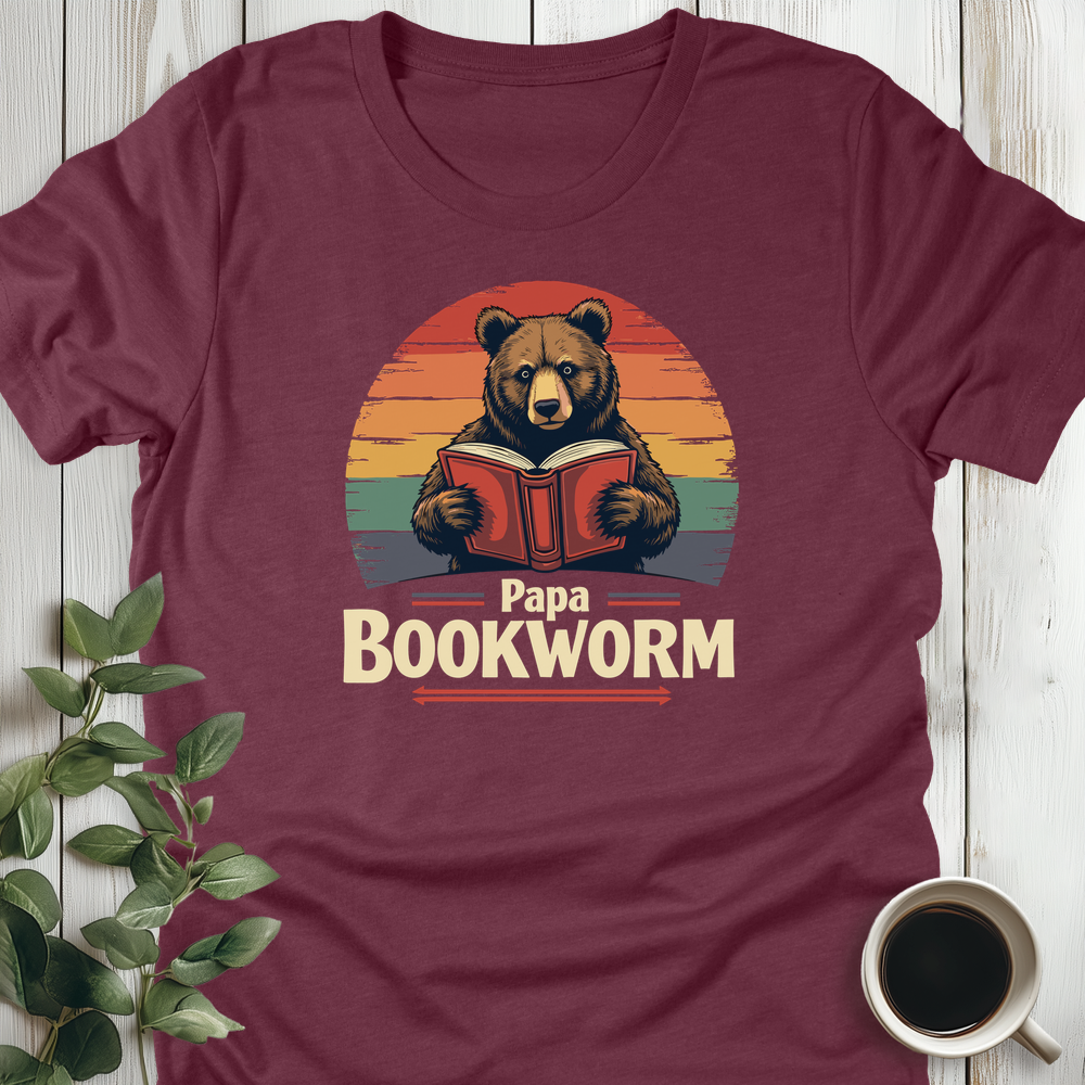Papa Bookworm T-Shirt