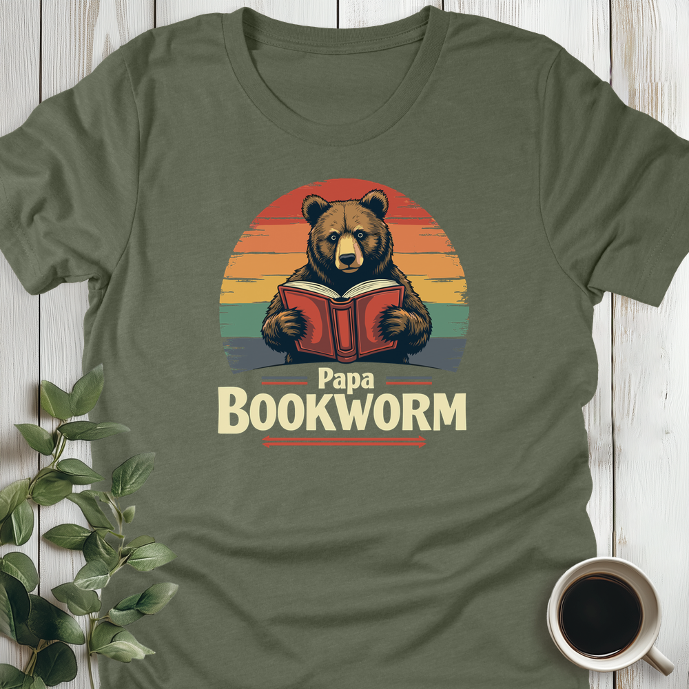 Papa Bookworm T-Shirt