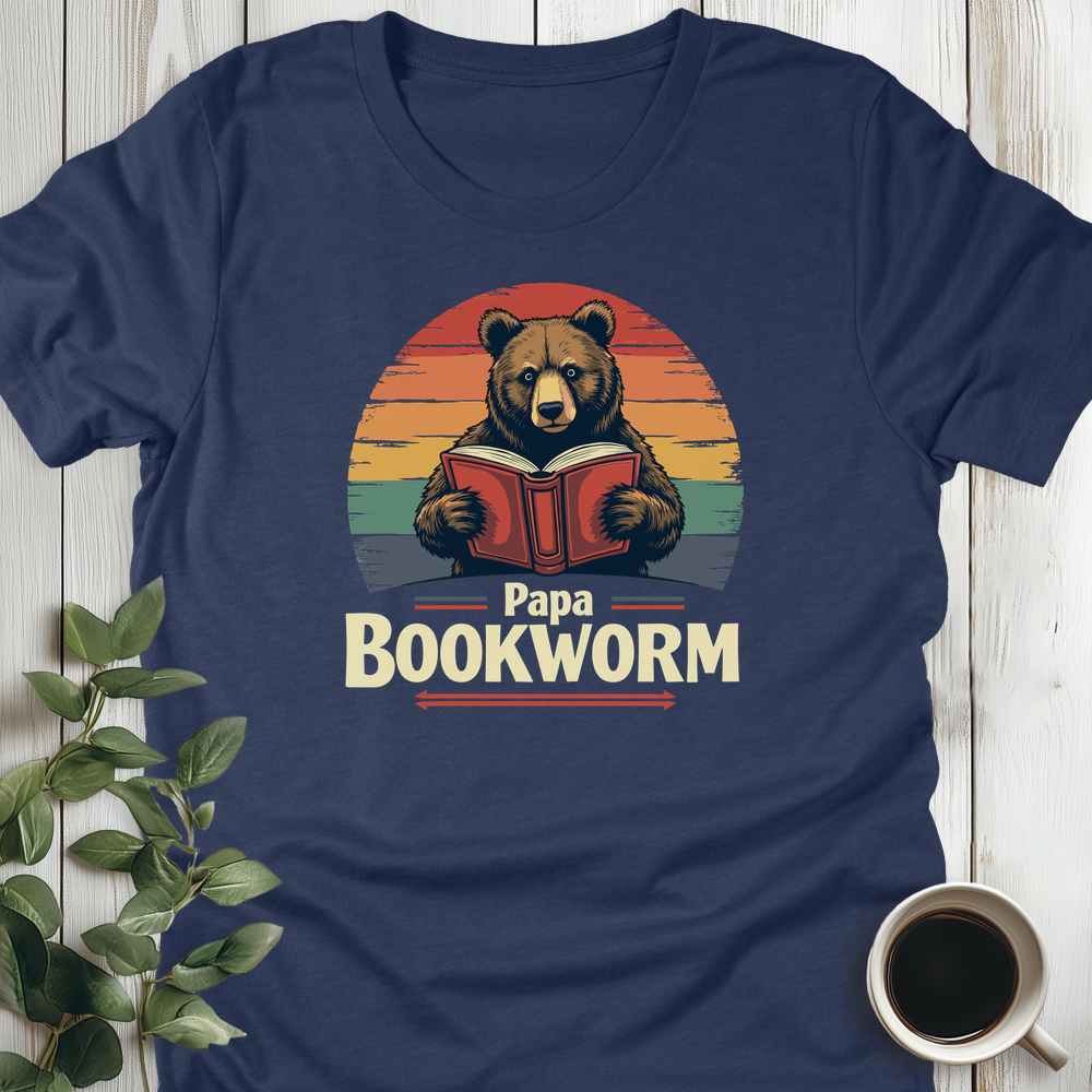 Papa Bookworm T-Shirt