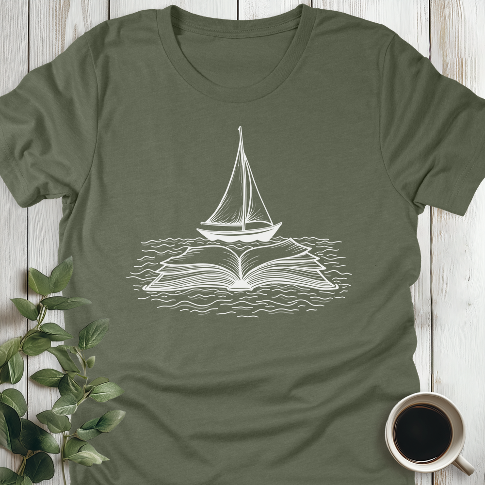Sailing Into Stories T-Shirt