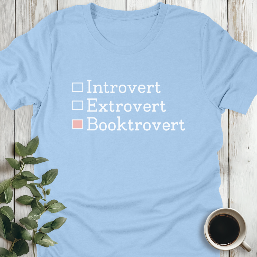 Booktrovert Checkboxes T-Shirt