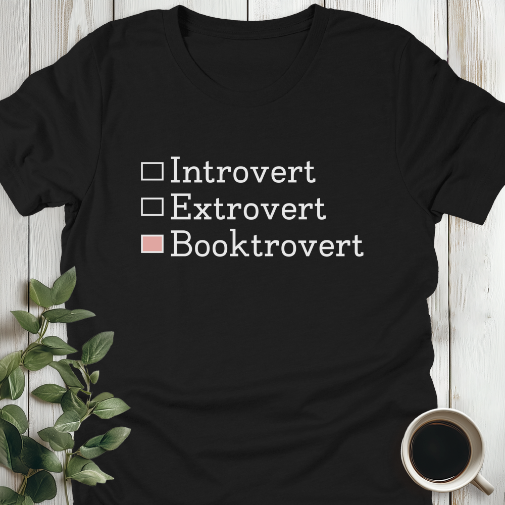 Booktrovert Checkboxes T-Shirt