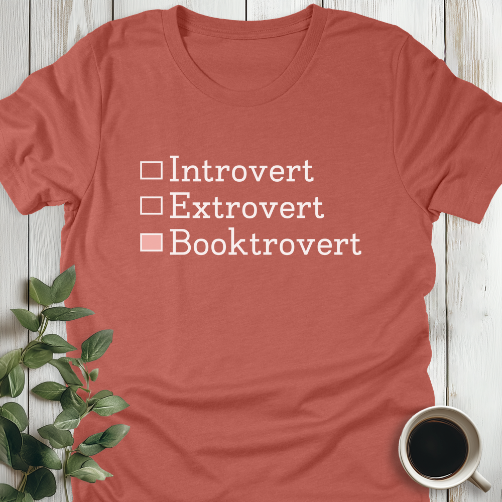 Booktrovert Checkboxes T-Shirt